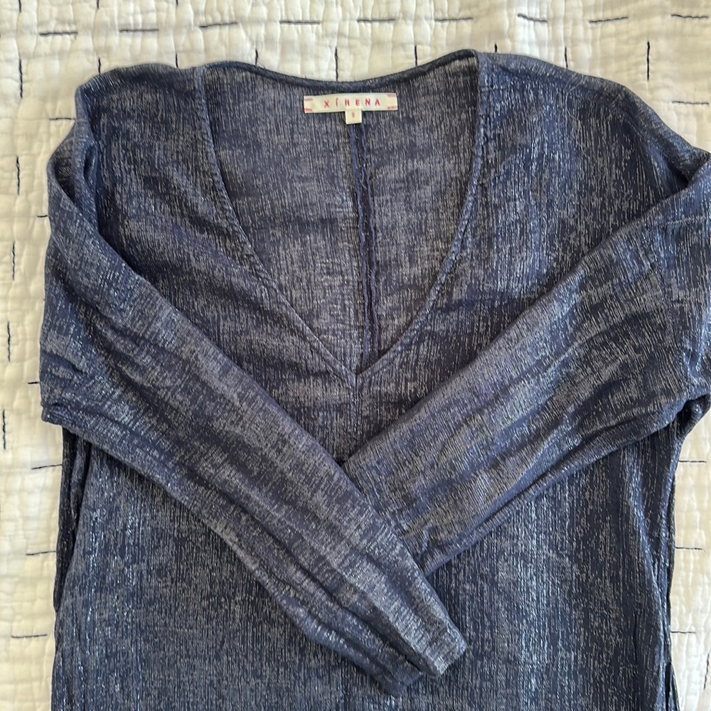 xirena size small shimmer shift dress